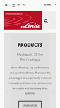 Mobile Screenshot of linde-hydraulics.com